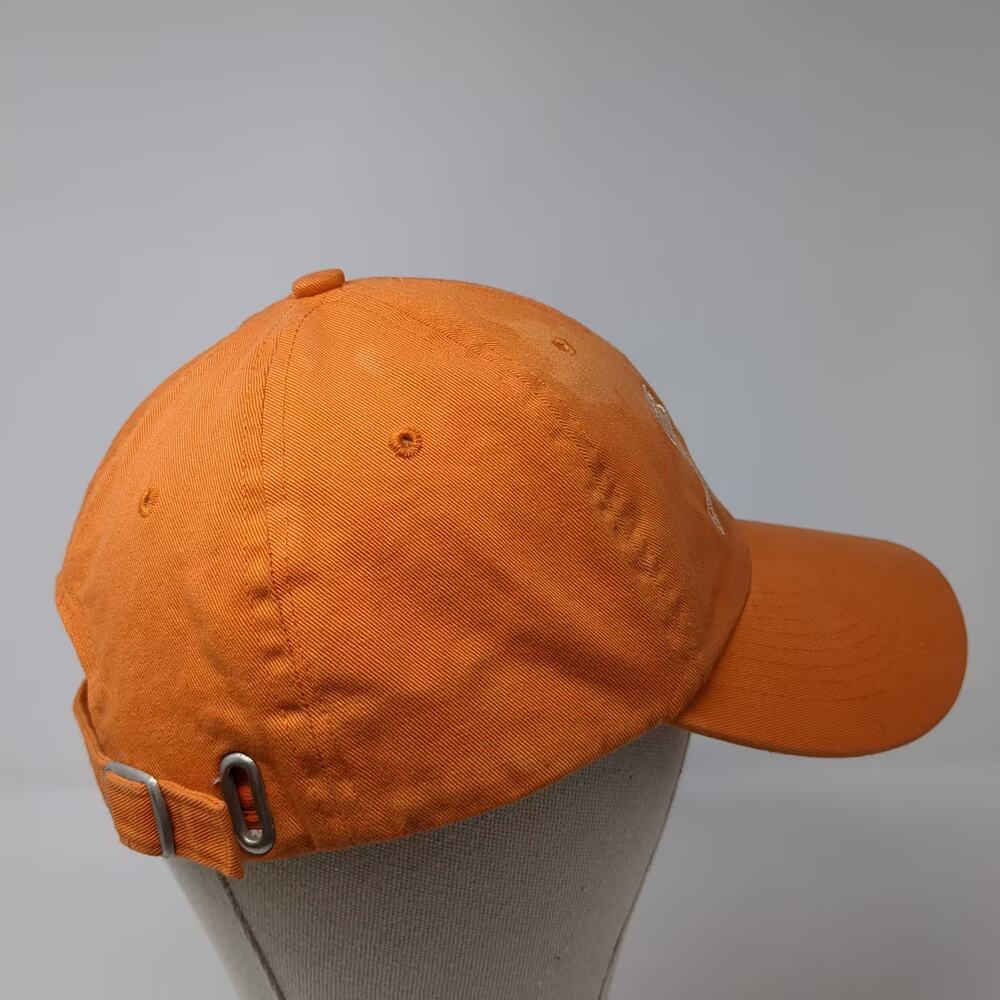 Invasion Baseball Cap Orange OS Riviera Maya Shell Embroidered Slideback Hat - Picture 5 of 9